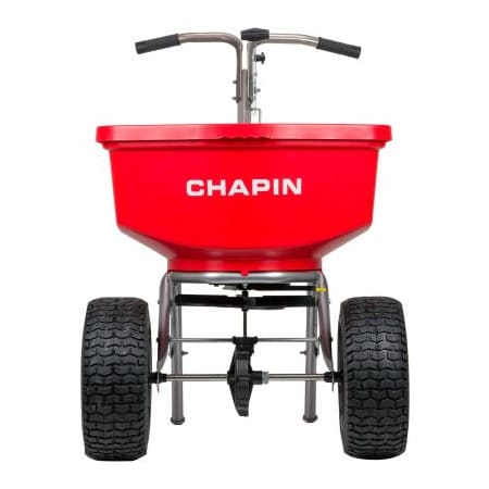 Chapin 100 lbs Cap Pro Spreader W/ Spread Pattern Control For Turf, Stainless Steel 8400C